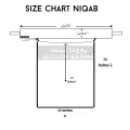 Saudi Niqab |BIDOON ESSMA| Niqab with LABEL Logo  13X13 STANDARD| Ready to wear Hijab Niqab For Girls | Nakab Matha Patti |Head Wear | Naqab pati FORMAL SHAFFON FABRIC High Quality forehead Naqab Patti For Girls Comfortable  Naqab patti Abaya Hijab Niqab. 