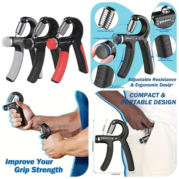 Adjustable Hand Gripper with counter | Daraz.pk
