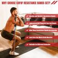 11Pcs/Set Latex Resistance Bands Pull Rope Sport Set Expander Yoga Exercise Fitness Rubber Tubes Band Stretch Training,11 PCS Resistance Band Set Yoga Pilates Abs Exercise Fitness Tube Workout Bands. 