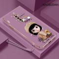 Casing For OPPO Reno 2F reno2 F reno 2 reno Phone Case Ultra Thin Electroplated Rainbow Beret Girl Soft Shell Silicone Shockproof Protective Cover Smooth Cover New. 