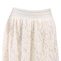 Womens Lace Layered Hitched Maxi Skirt A Line Gypsy Boho Long Asymmetric Summer. 