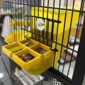 Parinda Bird Non Bite able Slider , Bird Feeder, Feed Pot, Parrots, Lovebirds, Cockatiel, Ring Neck , Raw (Pack of 2). 