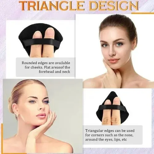 Triangle%20Makeup%20Sponges,%20Triangle%20Powder%20Puffs,%20Makeup%20Applicators,%20Soft,%20Plush%20-%20Image%202