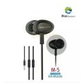 Original Blue Spectrum M5 / M-5 / M 5 Handfree Stereo Earphones High Base HandsFree EarPhone / handfree for gaming / handfree for. 