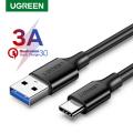 Ugreen USB 3.0 totype c fast charging and sync data cable for Xiaomi A1 A2 A3 Mi 6 MI 8 Huawei Nova 5T 5 4 3 one plus 3. 