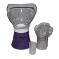 SAFETY SI 02- FACIAL STEAMER - STEAM INHALER FOR BLOCK NOSE & FACIAL USAGE 2 IN 1- PURPLE. 