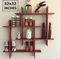 Dual Intersecting Floating Wall Shelf Wall Décor Wall Rack, for Living Room, Wall Mounted Shelves Wall hanging shelves Book shelf Storage shelf. 