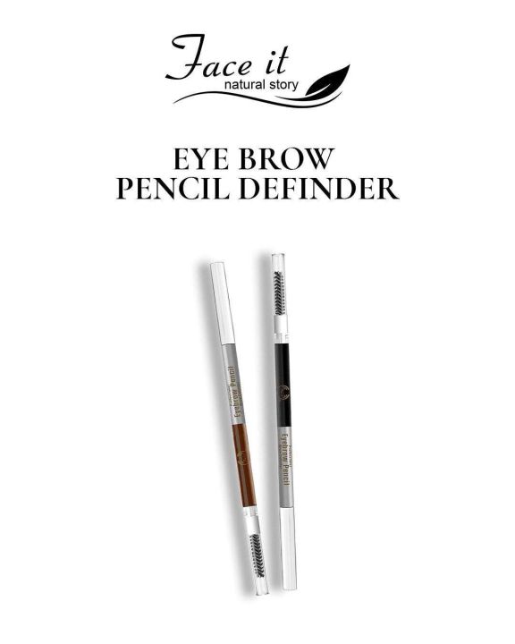 FACE IT Eye Brow Pencil Black & Brown Definer