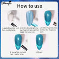 New Monja 8ml Nail Art Double Light Cat Eye Magnetic Gel Glitter Nail Art Polih oak Off UV LED Gel Varnih DIY Nail Art Tool. 
