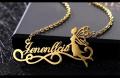 Customized Named Necklace Made in 21k Gold  Personalized Any Name and Design You Want-Best For Gifts. 