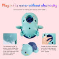 Baby Bath Toys Swimming Toys Little Turtle Baby bath toy Wind Up Swimming Animal Toddler Kids Pool Water Gift Boys Girls Children Shower Toy Swimming Mainan Bayi Mandi. 
