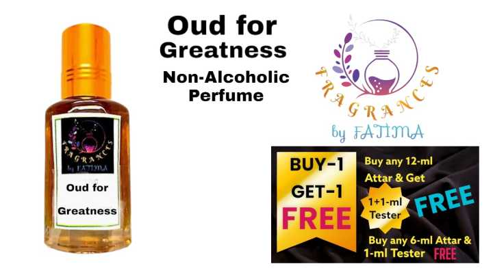 OUD FOR GREATNESS  Non Alcoholic Perfume by "Fragrances by Fatima"