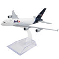 FEDEX EXPRESS Airline MODEL(16cm) PLANE AIRCRAFT Kids Toys  Alloy Metal. 