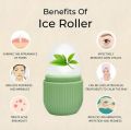 Silicone Cube Tray Shape Face Facial Ice Roller Massage Face Massage Roller Frozen Facial Reusable Ice Face Roller Skincare Tool. 