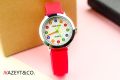 Little Girls Candy Watch High Quality Children Boys Colorful No. Scale Easy Learn To Time Silicone Birthday. 
