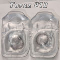 Topaz #12 COSMETIC COLORED CONTACT LENSES Eye Contact Lenses Forever Beauty / Disposable Lenses / Lense, Eye Lense / Color Lense / Eye Lenses For Girls Women Men. 