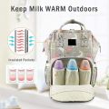 Diaper Mummy Bag Large Capacity MultiFunction Waterproof Travel Backpack Nappy Organizer Multifunctional Maternity Nappy Bag with Insulated Pockets. 