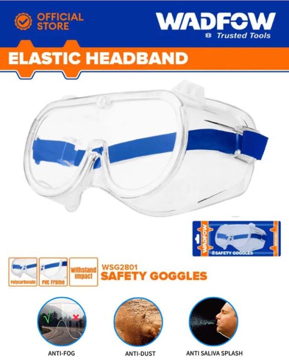 Anti-Smoke Safety Glasses – Full Face Seal & Ventilated Frame
