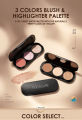 Focallure Triple Colors Effect Blush & Highlighter Palette (3 Colors). 