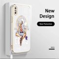 Casing For Iphone X Iphone XS Luxury Gear Fifth Sun God Nika Luffy Camera Protection Phone Case Plating Edges Silicone Soft Cover With Free Lanyard. 