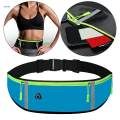 Running Waist Belts, with Three Zip Pockets, Waterproof Jogging Belt for Workouts Sports. 