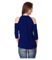 Designer Casual Party Western Wear Off Shoulder Top Shirt Blouse Tunic For Women - Stylish And Trendy Apparel. 