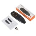 Mini Fly G10 Air Mouse 2.4G Wireless Keyboard Mouse with Gyro Sensing Voice Remote Air Mouse, 2.4G Wireless Infrared Remote Control. 