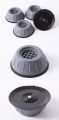 4PCS Floor Mat Elasticity Black Protectors Furniture Anti Vibration Rubber Feet Pads Washing Machine Non Slip Shock Proof Washing Machine Shock Absorption and Anti-shake Foot Pad. 