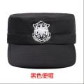 New security cap summer men's flat-top training cap peaked cap black secret service cap combat hat property. 