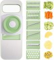 Face Value New Stainless Steel 5 In 1 PP Multi-Function Onion Potato Kitchen Tools Manual Food Chopper Vegetable Cutter Fruit Slicer. 