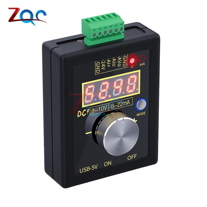 Portable High Precision 0-10V / 0-4-20mA Analog Voltage Current Generator Debugging Source Calibrator Tester