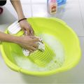 Washboard Washing Clothes Hand Wash Board - Compact Bucket, Basin for Laundry. 