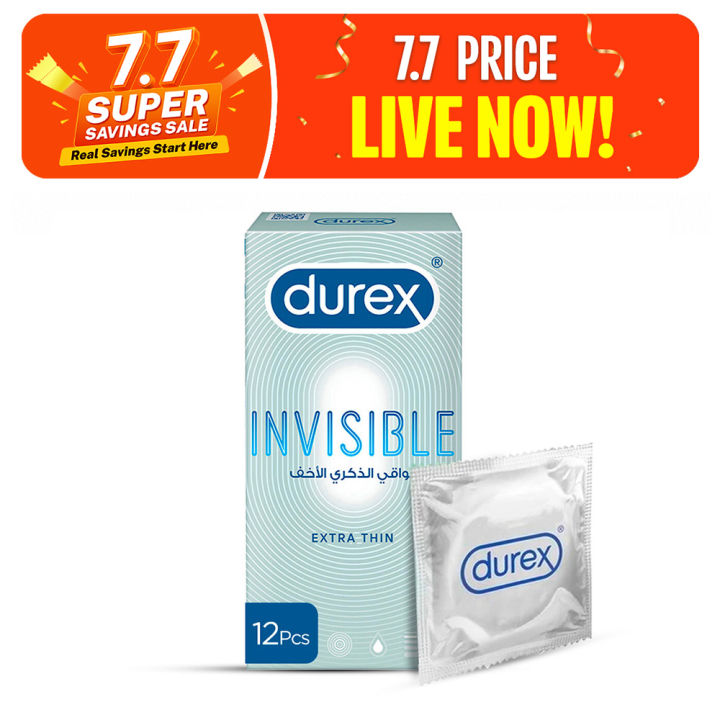 Durex Condoms Invisible 12 Pieces
