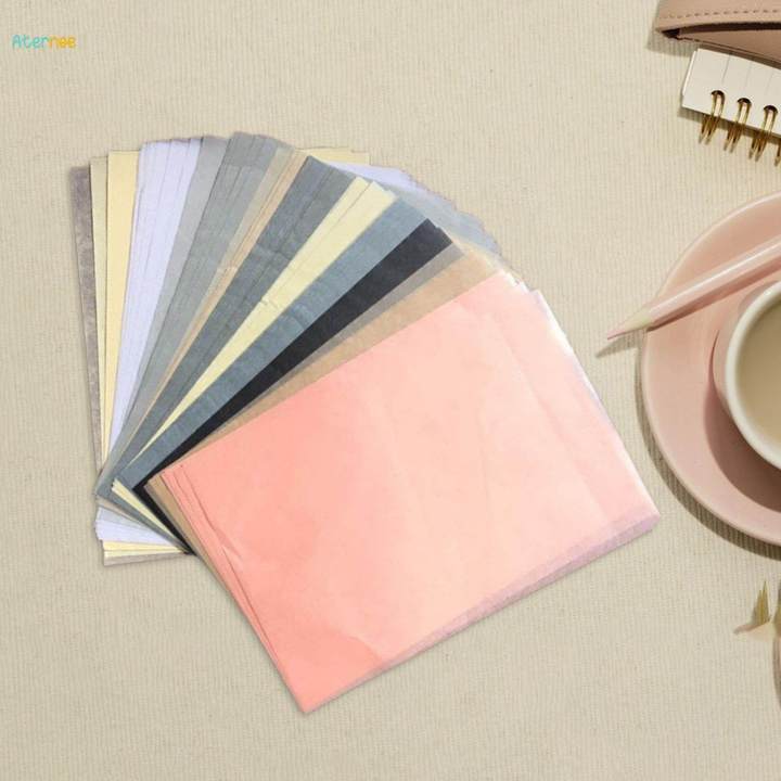 100Pcs Bouquet Packaging Paper Simple Bouquet Decor Floral Wrapping