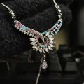 Radiant Blossom Jewelry Set – Necklace, Earrings, and Bracelet. 