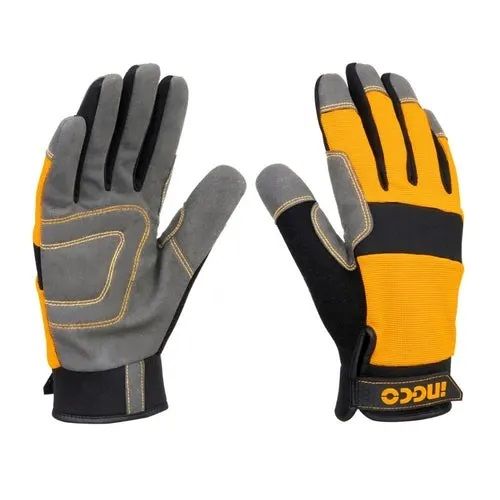 Ingco Micro Fibre Material Mechanic Gloves XL HGMG01-XL