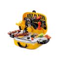 Construction Tools Pretend Play Set Briefcase - Yellow. 