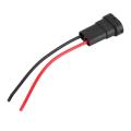Headlight Bulb Fog Lamp Wiring Harness 2-Pin Male Plug Connector Adapter for H11. 