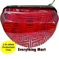 Complete Brake Light for all 70cc bike | Back Light for Motorcycles and Bikes | Brake Light for CD70, 70cc China, and Honda Bikes | Rear light for bike  | Durable and Stylish  - Good Quality Brake Light – Brake Light for Bike with 1 Free Klink Protectant. 