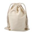 Reusable Cotton Stuff Bag Travel Grocery Shopper Rope Drawstring Pouch Dry Shoe Laundry Lingerie Makeup Clothes Home Storage Bag. 