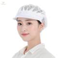 Chef Hat Mesh Food Service Baker Cap Waiter Cap for Commercial Multipurpose White Full Mesh. 