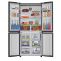 Haier 20 Cubic Feet Side By Side Refrigerator HRF-578TBG T-Door series Twin Inverter with 4 Doors and 10 Years Warranty. 