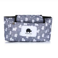 【VIPMIMD Mall】Baby Organizer Bag Mummy Diaper Baby Carriage Hanging Storage Bag Cartoon Folding Elephant Travel Bag. 