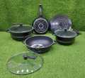 Non Stick Cookware Set | Die Cast Cookware set |17 pcs Non stick cookware set | Marble Cookware set | Granite Cookware Set |. 