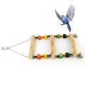 Bird Ladder Parrot Toys Ladders Chewing Toys Hanging Pet Bird Cage Accessories Hammock Toy for all type large , medium , Small Parakeets Cockatiels, Lovebirds, Conures, Macaws, Lovebirds, Finches. 