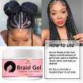 250g Hair Control Pomade Styling Braiding Cream for Lock and Twist Cornrow Tames Frizz Edges Wax Braid Gel Hair Styling Products. 