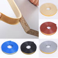 【HOT】 1M Self-Adhesive Edge Banding Strip Furniture Wood Board Cabinet Table Chair Protector Cover U-Shaped Silicone Rubber Seal Strip. 