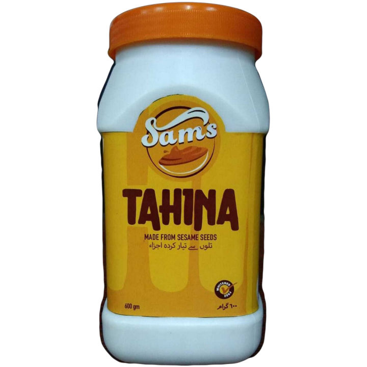 Tahina Sauce 100% Pure & Organic ,  Pure sesame seeds Paste ,600gm