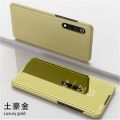 For Samsung Galaxy A70 - Luxury Mirror View Full Body Protection Camera Protective Back Cover Case Front Cover Case Flip Cover Case For Samsung Galaxy A70. 
