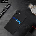 Phone case Samsung Galaxy A55 Soft Card Holder Slot Silicone Wallet Back cover Samsung Galaxy A55 case. 